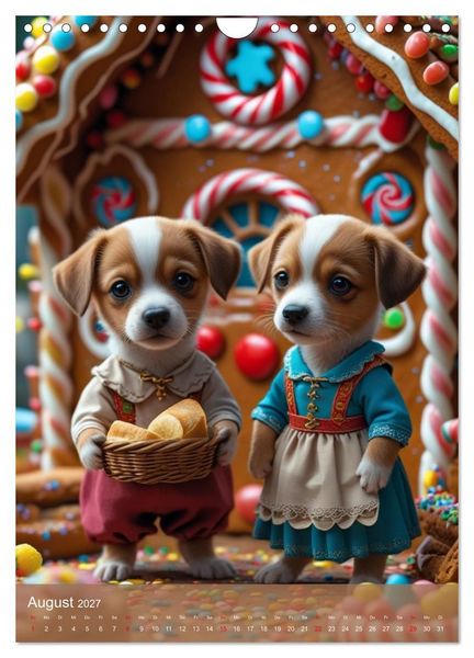 Produktbild: Puppy Tales - M&auml;rchen auf vier Pfoten (Wandkalender 2027 DIN A4 hoch), CALVENDO Monatskalender