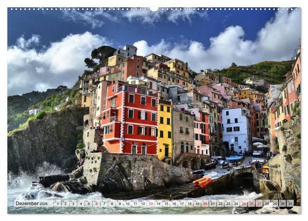 Produktbild: SCHMUCKST&Uuml;CKE der CINQUE TERRE (Wandkalender 2026 DIN A2 quer), CALVENDO Monatskalender