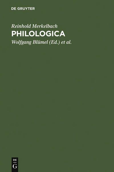 Produktbild: Philologica