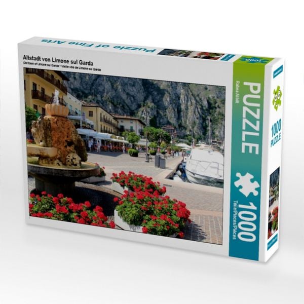 Produktbild: CALVENDO Puzzle Altstadt von Limone sul Garda | 1000 Teile Lege-Gr&ouml;&szlig;e 64x48cm Foto-Puzzle f&uuml;r gl&uuml;ckliche Stunden