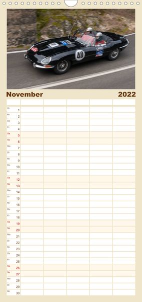 Produktbild: Classic Autos - Familienplaner hoch (Wandkalender 2022 , 21 cm x 45 cm, hoch)