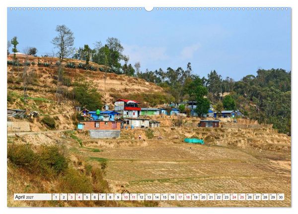 Produktbild: Das Kathmandutal (hochwertiger Premium Wandkalender 2027 DIN A2 quer), Kunstdruck in Hochglanz