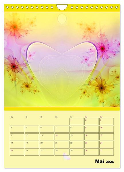 Produktbild: Ganz viel Herz (Wandkalender 2026 DIN A4 hoch), CALVENDO Monatskalender