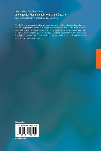 Produktbild: Angiogenesis Modulations in Health and Disease