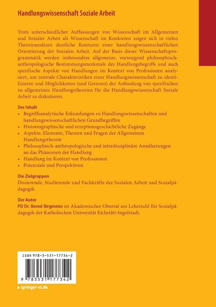 Produktbild: Handlungswissenschaft Soziale Arbeit