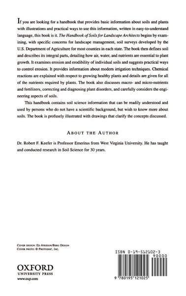 Produktbild: Handbook of Soils for Landscape Architects
