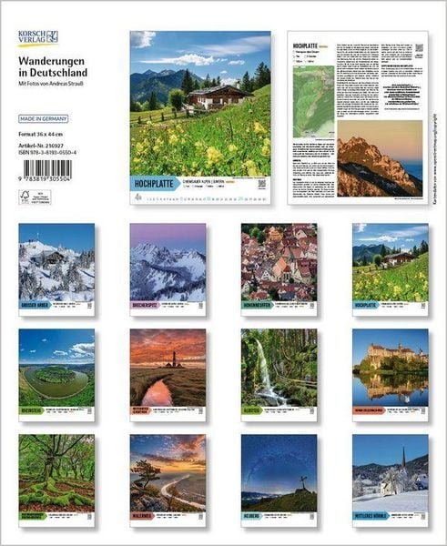 Produktbild: Wanderungen in Deutschland 2027