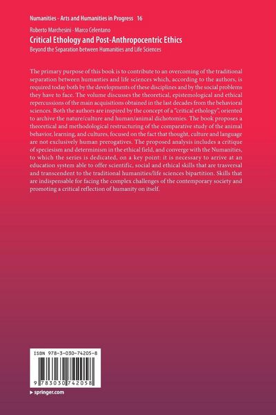 Produktbild: Critical Ethology and Post-Anthropocentric Ethics