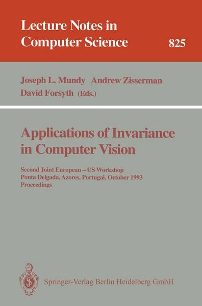 Produktbild: Applications of Invariance in Computer Vision