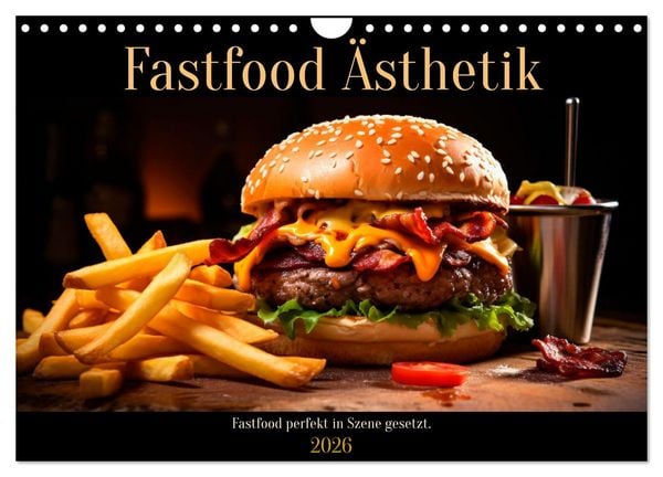 Produktbild: Fastfood &Auml;sthetik (Wandkalender 2026 DIN A4 quer), CALVENDO Monatskalender