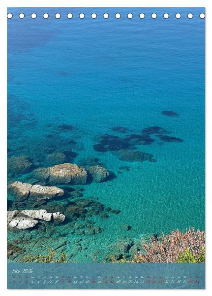 Produktbild: Sardinien - das ganze Jahr Urlaubsgef&uuml;hl (Tischkalender 2026 DIN A5 hoch), CALVENDO Monatskalender