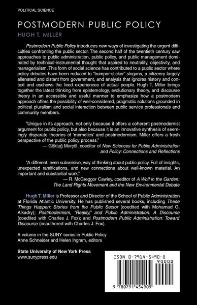 Produktbild: Postmodern Public Policy
