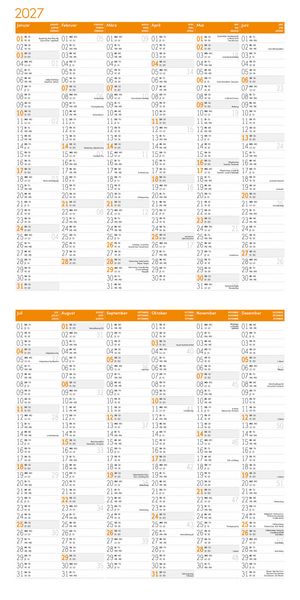 Produktbild: Eulen Kalender 2027 - 30x30 - Art12