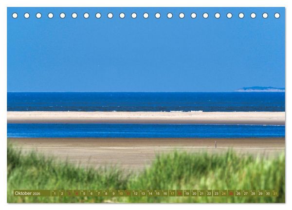 Produktbild: BORKUM Entdeckungen (Tischkalender 2026 DIN A5 quer), CALVENDO Monatskalender