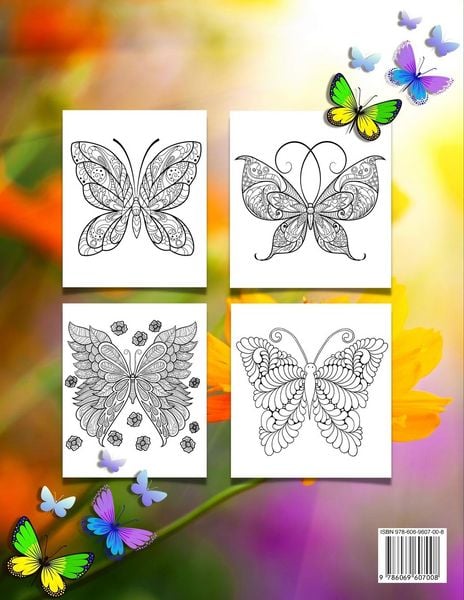 Produktbild: Mandala Schmetterling F&auml;rbung
