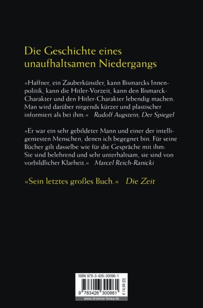 Produktbild: Von Bismarck zu Hitler