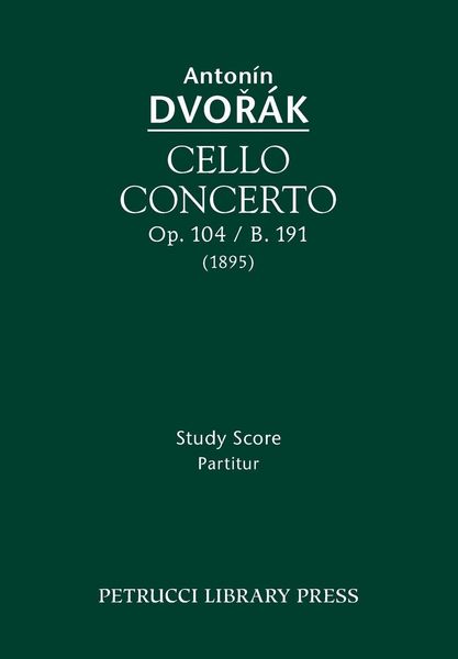 Produktbild: Cello Concerto, Op.104 / B.191