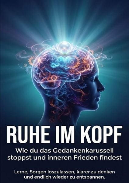Produktbild: Ruhe im Kopf: Wie du das Gedankenkarussell stoppst und inneren Frieden findest