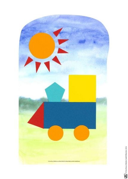 Produktbild: Die kleine Wolke und die Grundformen. Erz&auml;hlschienen-Figurenset