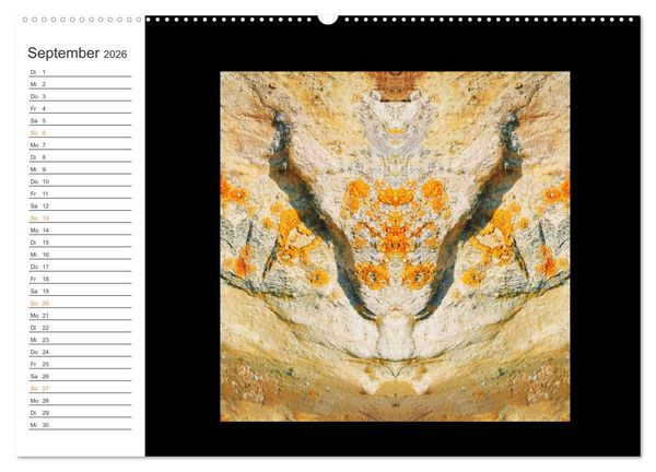 Produktbild: LiTH-Os Antlitze des Sandsteins von ID AD Art Gabi Zapf (Wandkalender 2026 DIN A2 quer), CALVENDO Monatskalender
