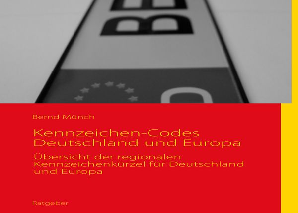 Produktbild: Autokennzeichen-Codes Deutschland und Europa