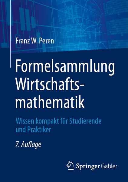 Produktbild: Formelsammlung Wirtschaftsmathematik