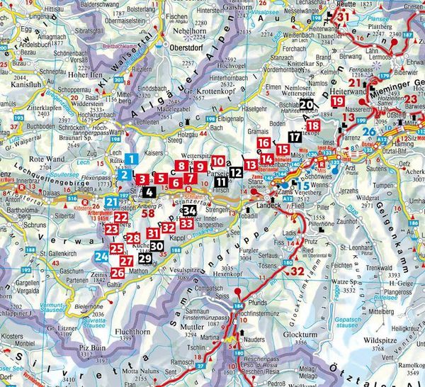 Produktbild: ROTHER Wanderf&uuml;hrer Lechtaler H&ouml;henweg - Verwall-Runde