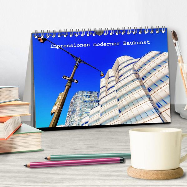Produktbild: Impressionen moderner Baukunst (Tischkalender 2026 DIN A5 quer), CALVENDO Monatskalender