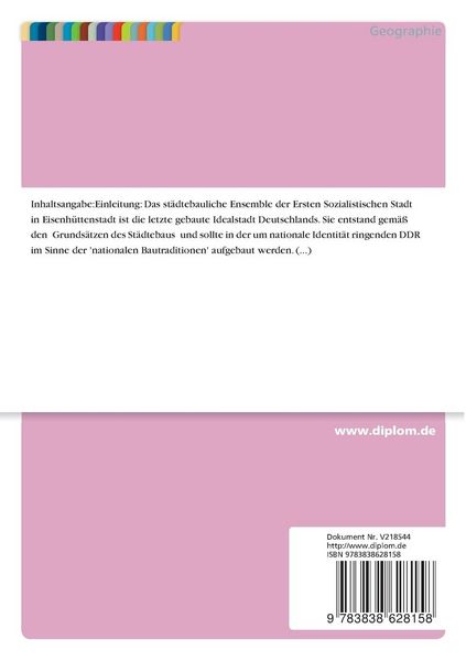 Produktbild: Eisenh&uuml;ttenstadt - Erste Sozialistische Stadt Deutschlands