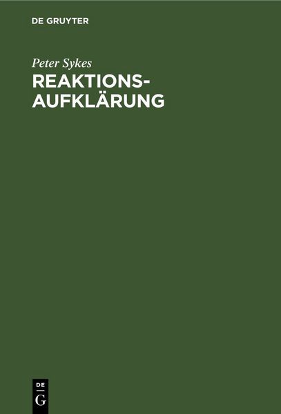 Produktbild: Reaktionsaufkl&auml;rung