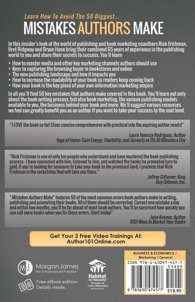 Produktbild: Mistakes Authors Make