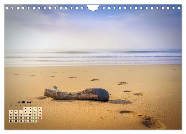 Produktbild: Minimal-Art - am Strand (Wandkalender 2027 DIN A4 quer), CALVENDO Monatskalender
