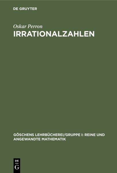 Produktbild: Irrationalzahlen