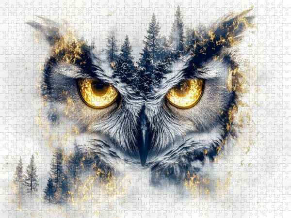 Produktbild: CALVENDO Puzzle Ein Motiv aus dem Kalender W&auml;chter des Zauberwaldes | 1000 Teile Lege-Gr&ouml;&szlig;e 64x48cm Foto-Puzzle f&uuml;r gl&uuml;ckliche Stunden