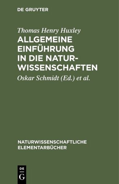 Produktbild: Allgemeine Einf&uuml;hrung in die Naturwissenschaften