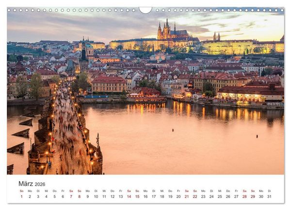 Produktbild: Europa - Eine Reise zu einigen der sch&ouml;nsten Hauptst&auml;dten. (Wandkalender 2026 DIN A3 quer), CALVENDO Monatskalender