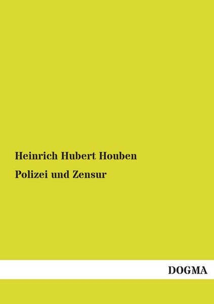 Produktbild: Polizei und Zensur