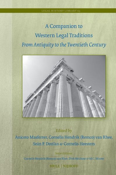 Produktbild: A Companion to Western Legal Traditions