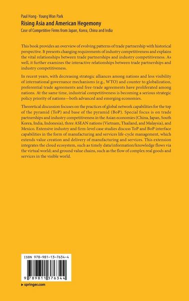 Produktbild: Rising Asia and American Hegemony
