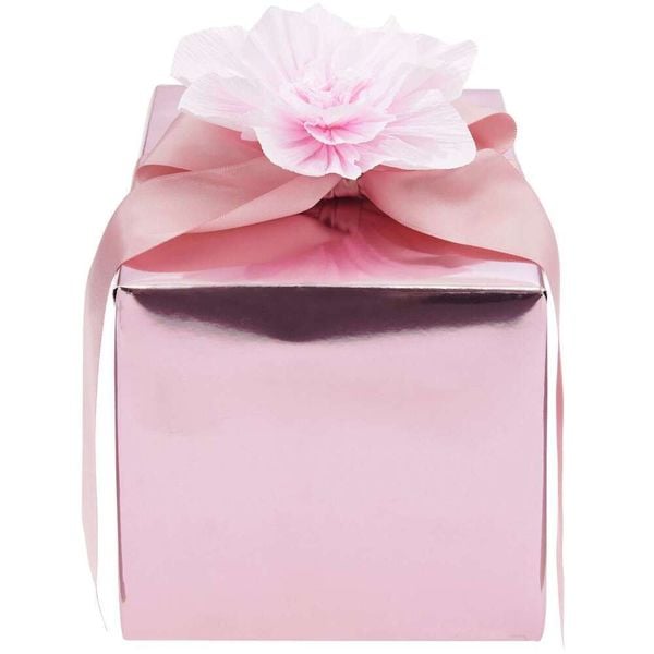 Produktbild: Geschenkpapier Metallic Rosa, Gl&auml;nzend,