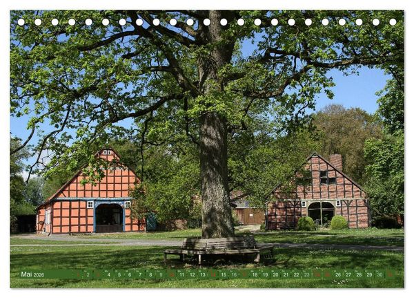 Produktbild: Hannoversches Wendland Vertr&auml;umtes Landleben (Tischkalender 2026 DIN A5 quer), CALVENDO Monatskalender
