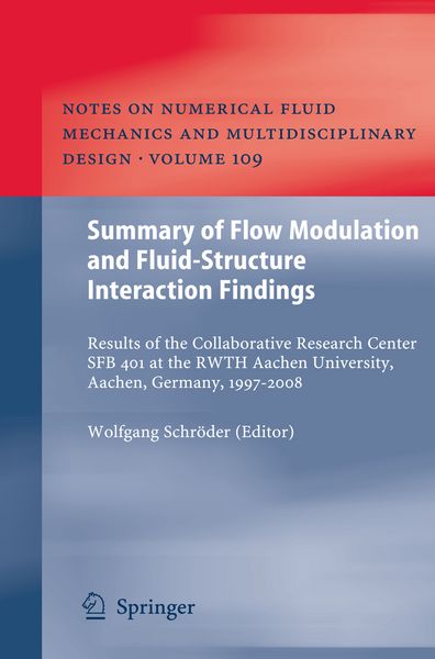 Produktbild: Summary of Flow Modulation and Fluid-Structure Interaction Findings