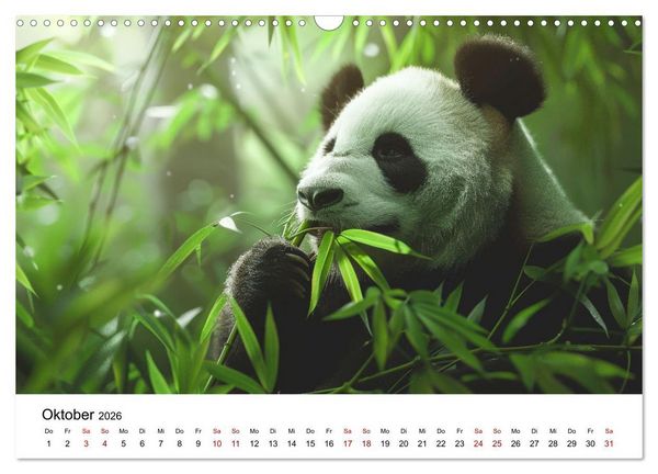 Produktbild: Magische Tierwelt Asiens (Wandkalender 2026 DIN A3 quer), CALVENDO Monatskalender