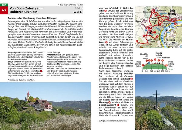 Produktbild: ROTHER Wanderf&uuml;hrer B&ouml;hmische Schweiz. 55 Touren im tschechischen Teil des Elbsandsteingebirges &ndash; mit B&ouml;hmischem Mittelgebirge
