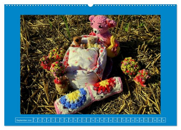 Produktbild: Der Baerchenladen, Teddys und Kunst zum Verlieben (Wandkalender 2026 DIN A2 quer), CALVENDO Monatskalender