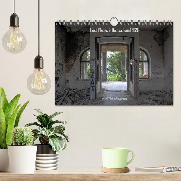 Produktbild: Lost Places in Deutschland 2026 (Wandkalender 2026 DIN A4 quer), CALVENDO Monatskalender