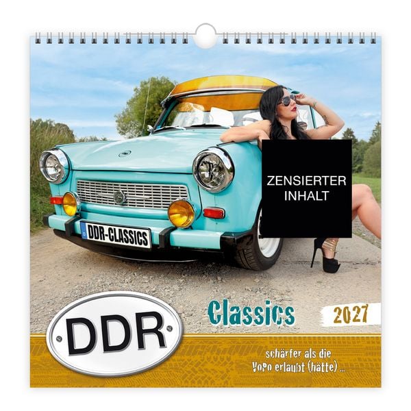 TRÖTSCH - Erotikkalender DDR Classics 2027 schärfer als die VOPO erlaubt (hätte)