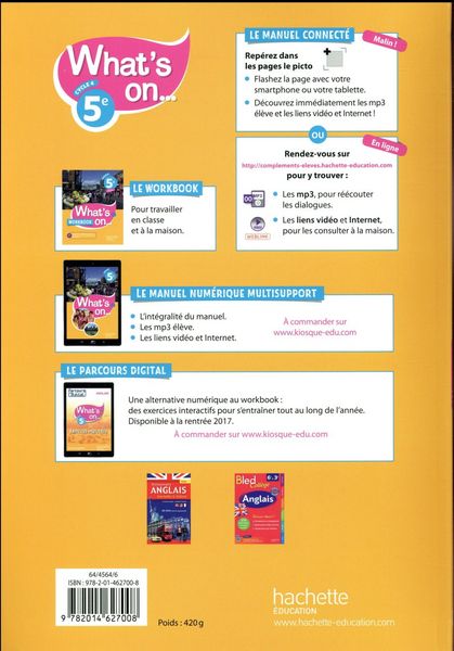 Produktbild: What s on... anglais cycle 4 5e