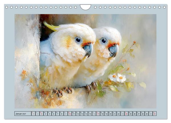 Produktbild: Kakadus. Papageien an Australiens K&uuml;ste (Wandkalender 2027 DIN A4 quer), CALVENDO Monatskalender