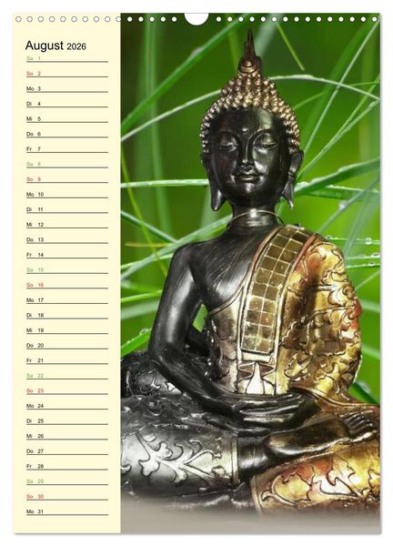 Produktbild: Buddha (Wandkalender 2026 DIN A3 hoch), CALVENDO Monatskalender